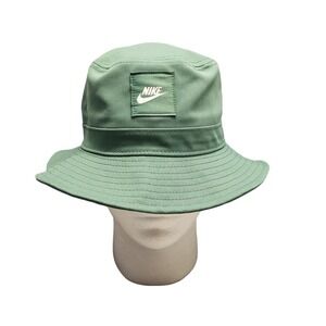 Nike Apex Futura Bucket Hat Youth One Size Hunter Green Polyester FB5648-361‎